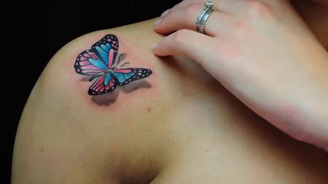 Realistic Butterfly Tattoos - Tattoo Designs for Girls смотреть онлайн