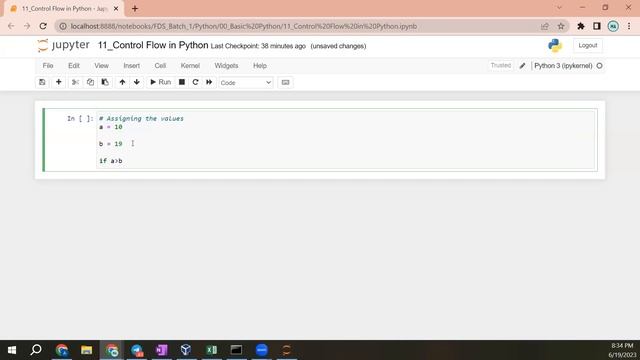 Session 11 | Python Control Flow Statements | Python | Full Stack Data Science смотреть онлайн
