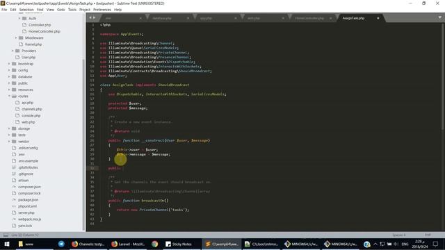 #Broadcasting in #Laravel using #Pusher and #Echo смотреть онлайн