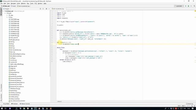 СОЗДАНИЕ ВК БОТА НА PYTHON #3 | ОТПРАВКА МЕДИАВЛОЖЕНИЙ смотреть онлайн
