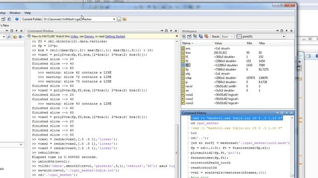 Import 3 objects into Matlab, voxelize and mesh смотреть онлайн