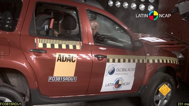 Renault Duster - Crash-test do Latin NCAP смотреть онлайн