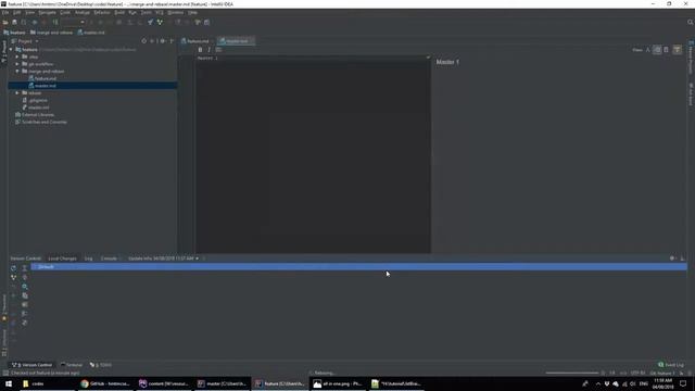 Git Merge And Rebase using Jetbrain IDE Part-3 (IntelliJ IDEA) смотреть онлайн
