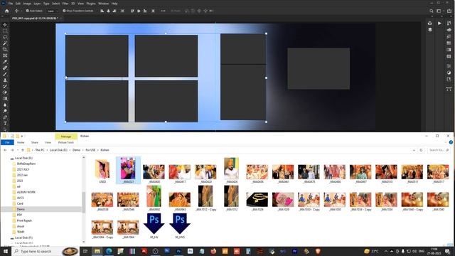 Automatic Album Design action & script for photoshop Cs3 & Photoshop CC Hindi tutorial 2023 смотреть онлайн