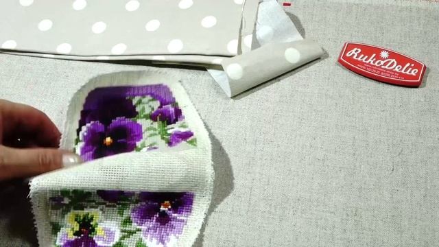 Сумочка Игольница ? Вышивка Крестиком по набору Риолис смотреть онлайн