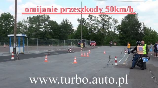 Omijanie przeszkody przy 50 km/h Kat A1,A2,A Egzamin praktyczny OSK TURBO WORD Łódź,Sieradz смотреть онлайн