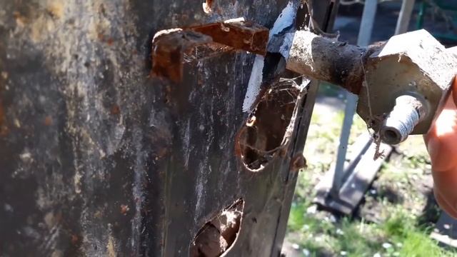 Газовая плита. Разборка в металлолом, извлекаю латунь и алюминий смотреть онлайн