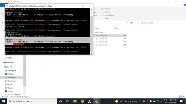 How to use gitignore file | Ignoring files in git | .gitignore | Learning git | Testing Gyan смотреть онлайн