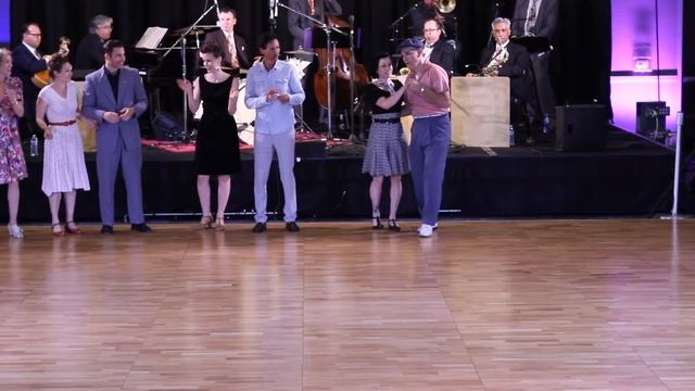 Lindy Instructor Demo- 2019 LA Shag Festival смотреть онлайн