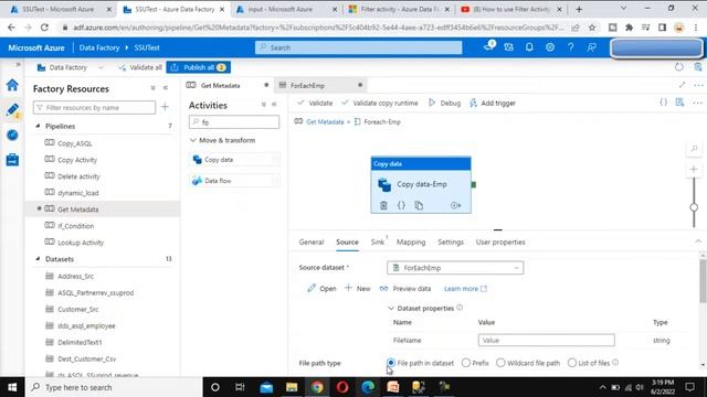 foreach activity in azure data factory | foreach activity in adf | adf tutorial part 32 смотреть онлайн