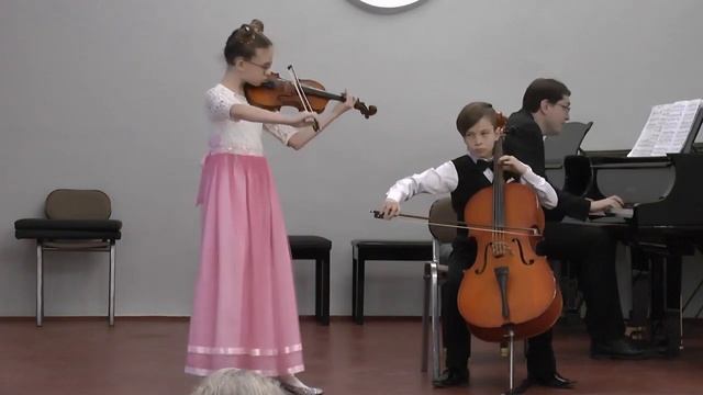 "TWINS-смычки" Шиликова Алиса и Шиликов Тимур - Дворжак "Славянский танец" смотреть онлайн