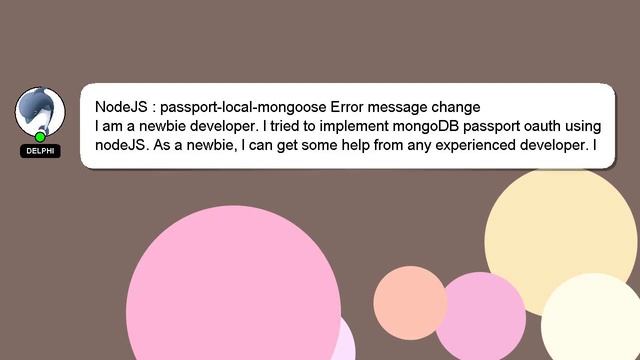 NodeJS : passport-local-mongoose Error message change смотреть онлайн