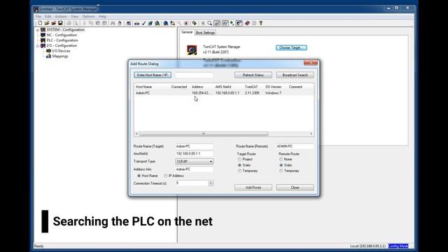 Beckhoff - Twincat 2 - How to Connect the PLC and Set a Static Ip Address смотреть онлайн