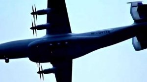 АН 22 RA 09328 заход на глиссаду Энгельс 2