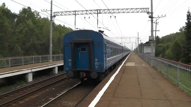 Электровоз ЧС7-065 с поездом № 076 Гомель - Москва смотреть онлайн