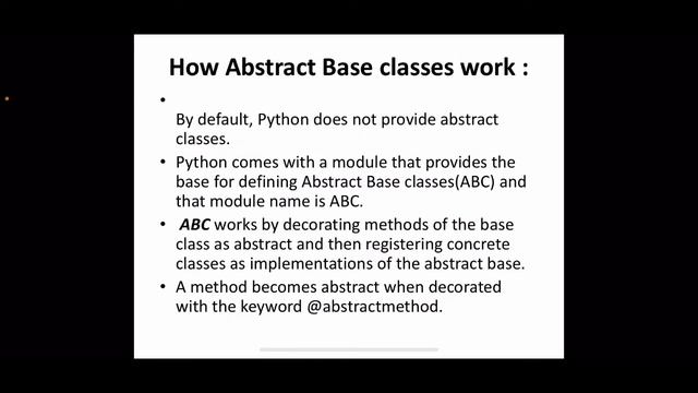 Abstract Classes: Python for Machine Learning- Object Oriented Programming- KTU BTECH CSE CST283 смотреть онлайн