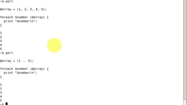 Introduction to Perl Fourth Lesson- Arrays and Loops video tutorial смотреть онлайн