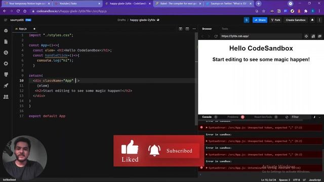 What is JSX & How does it Work with React ? | React Concepts смотреть онлайн