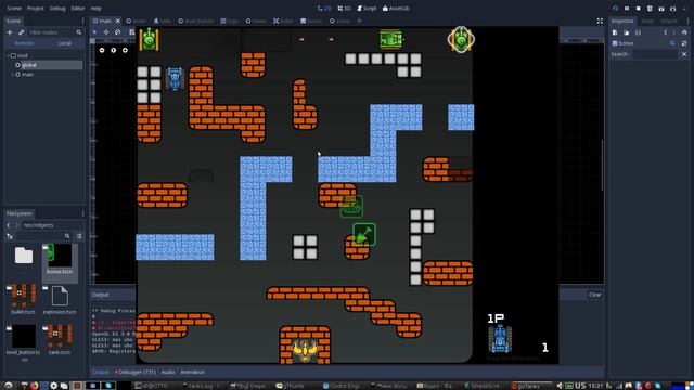 goTanks, game inspired by Battle City and powered by Godot 3.0 (WIP) смотреть онлайн