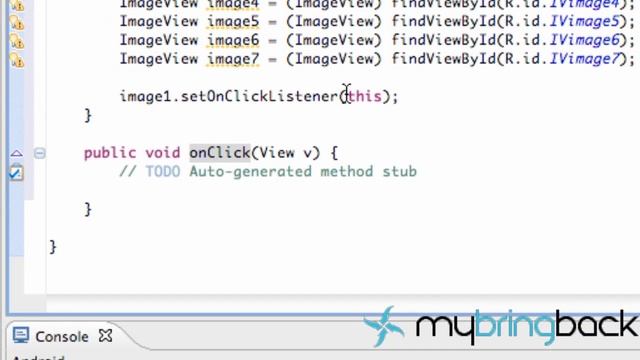 Learn Android Tutorial 1.22- Using an ImageView as a Button смотреть онлайн