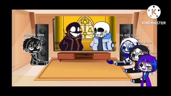 wikiblack sans and error 404 aus reacts to error 404 vs wiki!sans