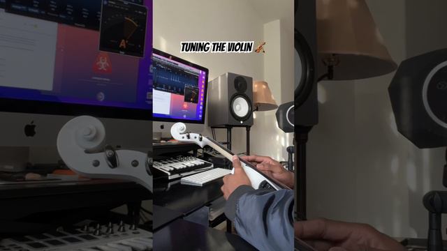 Tuning the Violin 🎻 using a basic EQ and tuner Plugin #music #violin #EQ #tuning смотреть онлайн