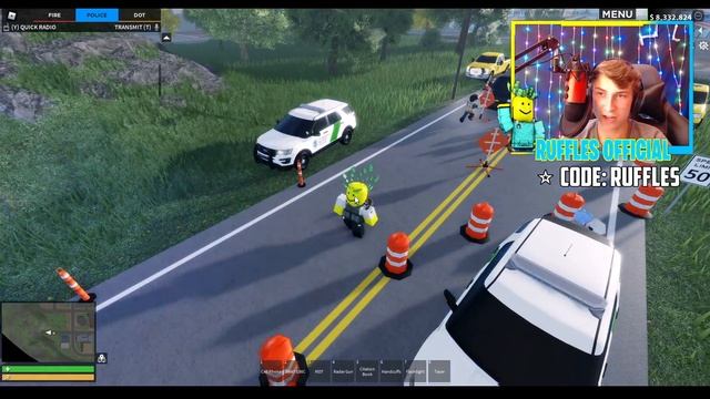 STATE TROOPS Get into a SHOOTOUT WITH A CRIMINAL AT THE BORDER! ER:LC Roblox Border Roleplay смотреть онлайн