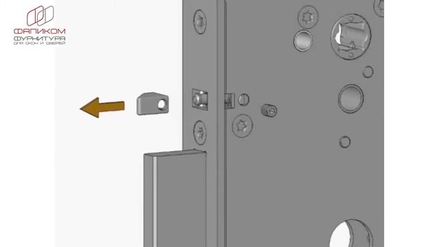 ABLOY EL520. Настройка и устройство врезного электромеханического замка для алюминиевых дверей смотреть онлайн