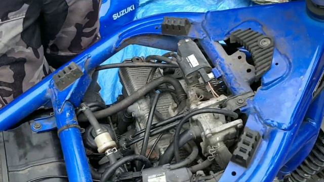 Suzuki Bandit, Air Filter, How To Change Your Air Filter, Exhaust Sound With High Flow Air Filter.