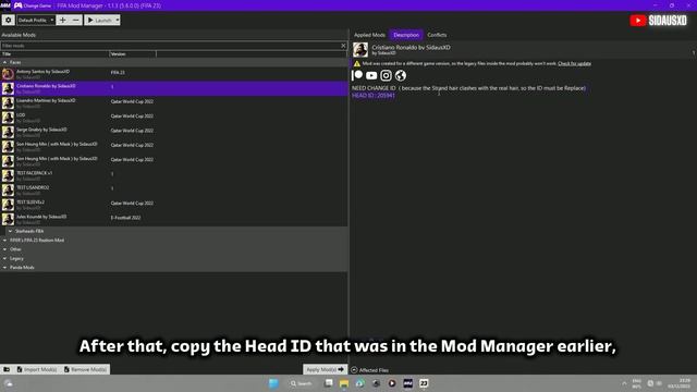 How to Install Face Mod in FIFA 23 PC + Change Head ID смотреть онлайн