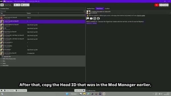 How to Install Face Mod in FIFA 23 PC + Change Head ID
