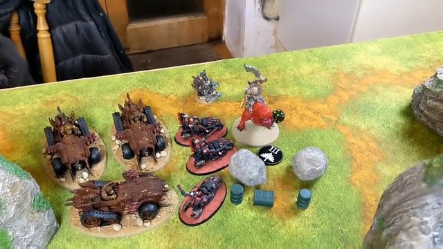 Dark Angels (Ravenwing) Vs Orks 1000 Point Warhammer 40k Battle Report.