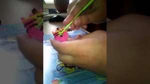 Как плести браслет из резинок "Француская каса".