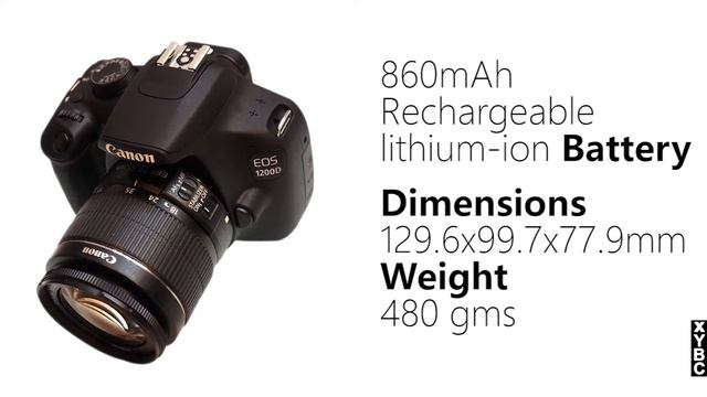 CANON EOS 1200D Specifications смотреть онлайн