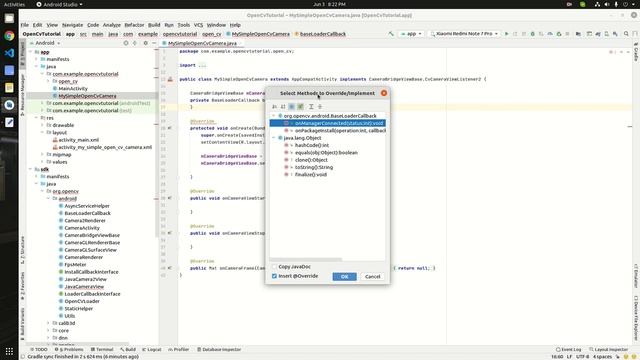 part-2 Simple Camera in OpenCV Android смотреть онлайн