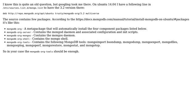 DevOps & SysAdmins: Using mongodb tools (mongodump, mongorestore) from another machine смотреть онлайн