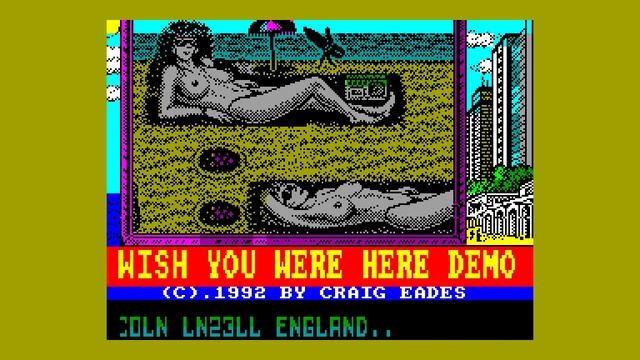Wish You Were Here Demo - Tinbin Hacker [#zx spectrum] смотреть онлайн