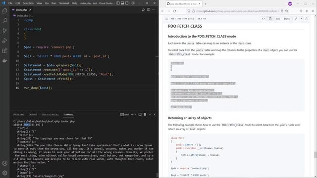 آموزش MySQL در PHP - Fetch Class смотреть онлайн