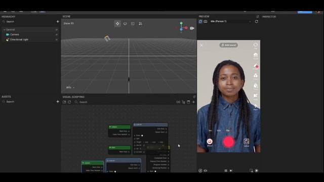 How to move camera to see nodes better || TikTok Effect House смотреть онлайн