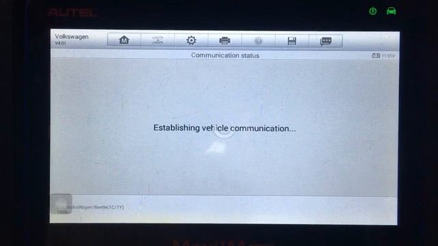 Program remote Volkswagen New Beetle 2006 by AUTEL IM508 смотреть онлайн