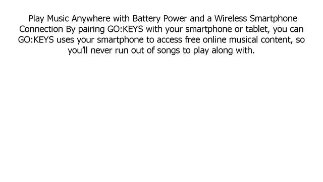 Special Discount on Roland GO KEYS 61 key Music Creation Piano Keyboard with Integrated Bluetooth смотреть онлайн