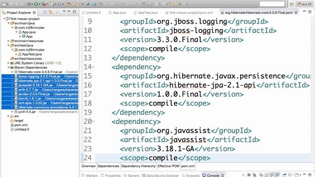 Maven - Dependency Management - Transitive Dependendencies смотреть онлайн