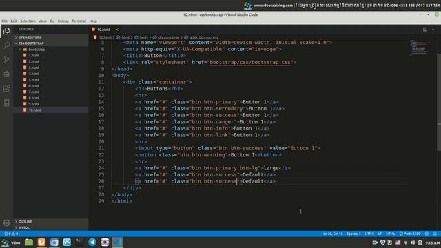 How to use buttons in Bootstrap смотреть онлайн