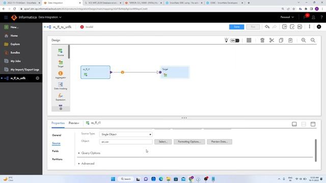 Simple IICS Mapping Flat file to Snowflake Using Snowflake ODBC Driver смотреть онлайн