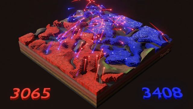 Procedural battle - Blender Simulation Nodes смотреть онлайн