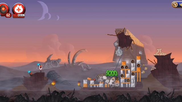 Angry Birds Star Wars 2. "За свиней" Бегство на таутин уровень 4 "Для души" смотреть онлайн