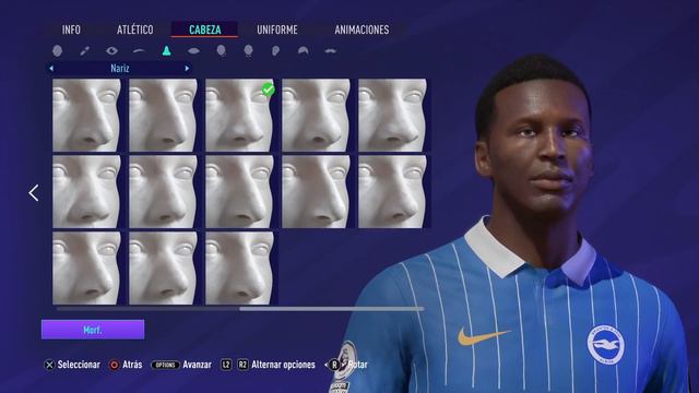 Moisés Caicedo FACE FIFA 21 Lookalike Career Mode | Pro Clubs | Clubes Pro  Brighton
