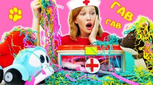 Грузовичок Лёва нашел Хлопушку! Видео для детей про игрушки и игры в доктора - Как мама Шоколадки