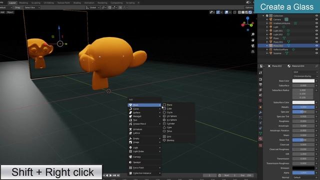 Learn Blender with me 4 - Miror, Glass and Light - 155 смотреть онлайн