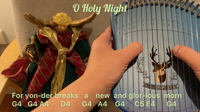 4 Christmas carols for Harpika + Kalimba with tabs/notes смотреть онлайн